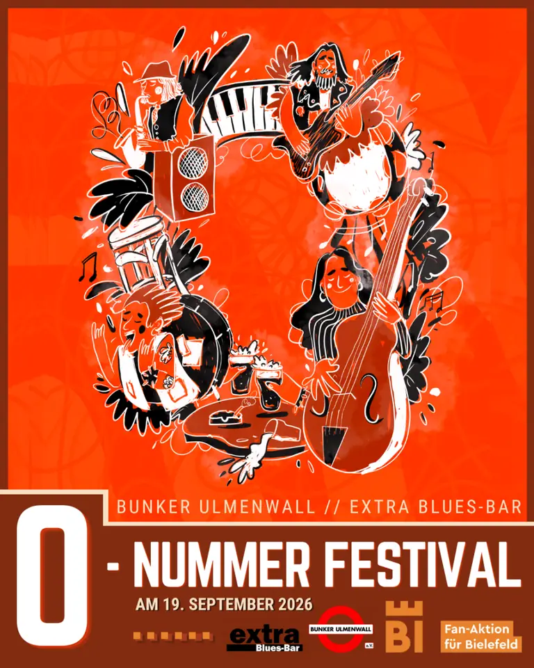 Bielefelds 0-Nummer-Festival: Acht Bands am 19. September
