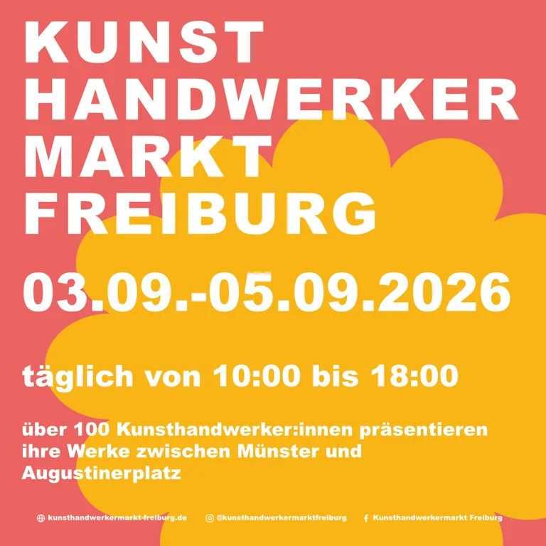 Kunsthandwerkermarkt Freiburg: drei Tage freier Zugang