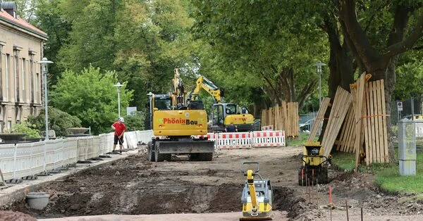 Zwickau: Auf drei Straßen sind neue Baustellen geplant